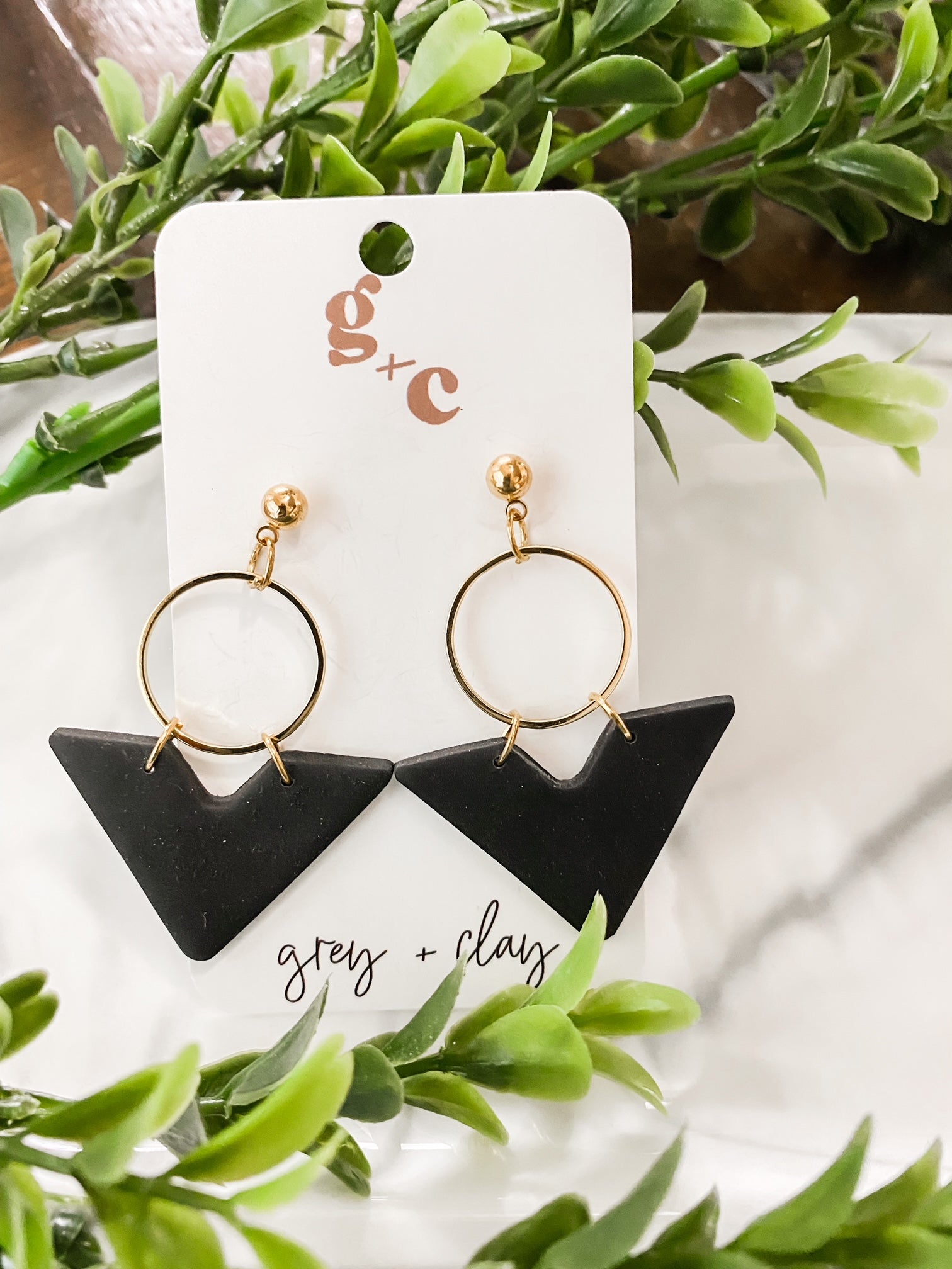 Allie Dangle Earrings-Black-Earrings-UrbanCulture-Boutique, A North Port, Florida Women's Fashion Boutique