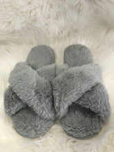 Load image into Gallery viewer, Super Soft Open Toe Slippers-Slippers-UrbanCulture-Boutique, A North Port, Florida Women&#39;s Fashion Boutique