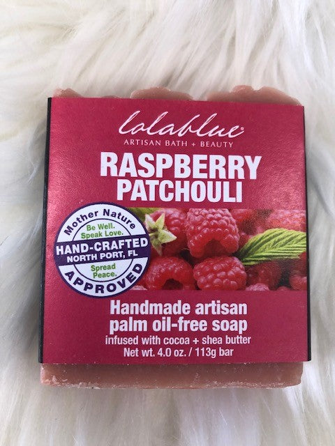 Raspberry Patchouli Soap-Soap-UrbanCulture-Boutique, A North Port, Florida Women's Fashion Boutique