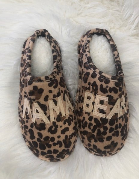Mama Bear Slippers-Slippers-UrbanCulture-Boutique, A North Port, Florida Women's Fashion Boutique