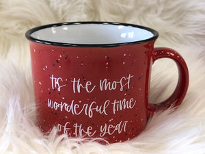 Tis The Most Wonderful Time of The Year Coffee Mug-Coffee Mugs-UrbanCulture-Boutique, A North Port, Florida Women's Fashion Boutique