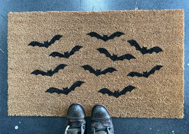 Bats Everywhere Door Mat-Door Mats-UrbanCulture-Boutique, A North Port, Florida Women's Fashion Boutique