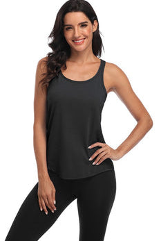 Women Quick Dry Fit Sports Tank Top-Sleeveless & Short Sleeve Activewear-UrbanCulture-Boutique, A North Port, Florida Women's Fashion Boutique