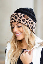 Load image into Gallery viewer, C.C Leopard Cuff Beanie-Hats-UrbanCulture-Boutique, A North Port, Florida Women&#39;s Fashion Boutique