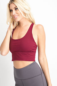 Strappy Criss Cross Back Padded Butter Bralette-Activewear-UrbanCulture-Boutique, A North Port, Florida Women's Fashion Boutique