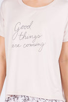 "Good Things Are Coming" Super Soft Pajama Set-Pajamas-UrbanCulture-Boutique, A North Port, Florida Women's Fashion Boutique