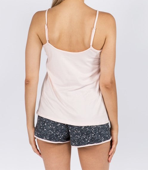 "It is Written in the Stars" Super Soft Pajama Shorts Set-Pajamas-UrbanCulture-Boutique, A North Port, Florida Women's Fashion Boutique