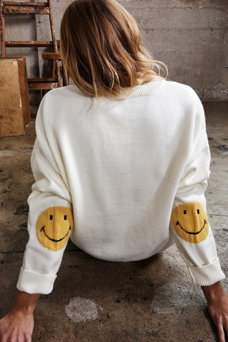 Happy Smile Sweater-Sweaters-UrbanCulture-Boutique, A North Port, Florida Women's Fashion Boutique