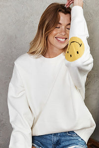 Happy Smile Sweater-Sweaters-UrbanCulture-Boutique, A North Port, Florida Women's Fashion Boutique