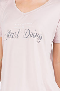 "Stop Wishing and Start Doing" Super Soft Pajamas Pants Set-Pajamas-UrbanCulture-Boutique, A North Port, Florida Women's Fashion Boutique